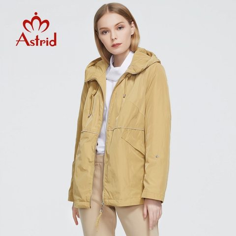 ¡Novedad de primavera-otoño 2022! Gabardina corta de algodón a prueba de viento con capucha, prendas de vestir, rompevientos, ropa femenina 9381 ► Foto 1/6