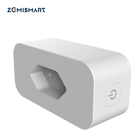 Enchufe inteligente Tuya Zigbee de Brasil, enchufe BR de salida inalámbrica, temporizador, 16A, Monitor de energía, Alexa, Google Home, Control SmartThings ► Foto 1/6