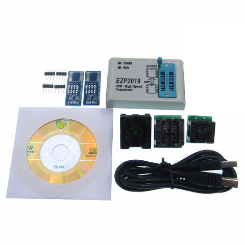EZP2022-programador USB SPI de alta velocidad, compatible con 24, 25, 93, EEPROM, 25, Chip Flash BIOS + 5 enchufes ► Foto 1/3