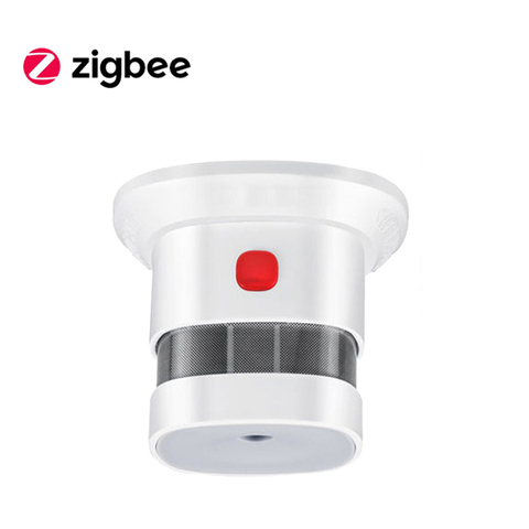 Haozee-Detector de humo Zigbee, sistema de casa inteligente, 2,4 GHz, alta sensibilidad, prevención, Sensor de humo ► Foto 1/6
