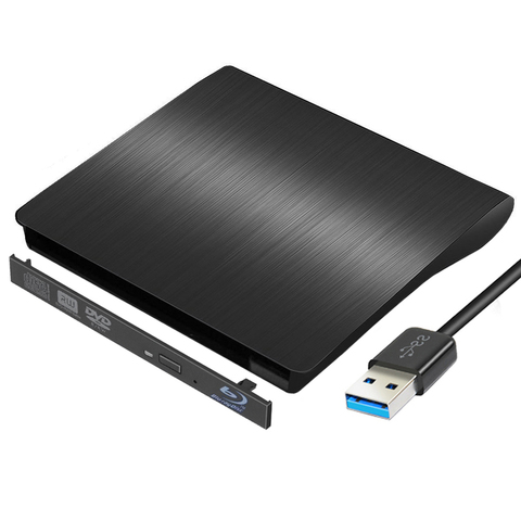 Kit de caja de Unidad óptica, caja externa de DVD/CD para portátil, Notebook, sin unidad, 9,0/9,5/12,7mm, USB3.0, SATA, blu-ra ► Foto 1/6