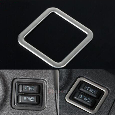 Botón de calefacción para asiento interior de coche, moldura decorativa de acero inoxidable para Mitsubishi Outlander 2013-2022 ► Foto 1/2