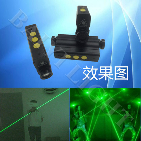 Miniespada láser de doble dirección para hombre, luz verde, 532nm, 200mW, haz ancho de doble cabeza, Envío Gratis ► Foto 1/6