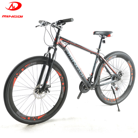 Bicicleta de Montaña de 29 pulgadas para adulto, cuadro de acero al carbono, 21 Velocidad variable de velocidad, todoterreno, absorción de impacto ► Foto 1/6
