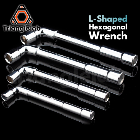 Trianglelab-llave de tubo en forma de L, codo perforado, reparación de automóviles, Hexagonal, carcasa de doble cabeza, llave para boquilla caliente ► Foto 1/4