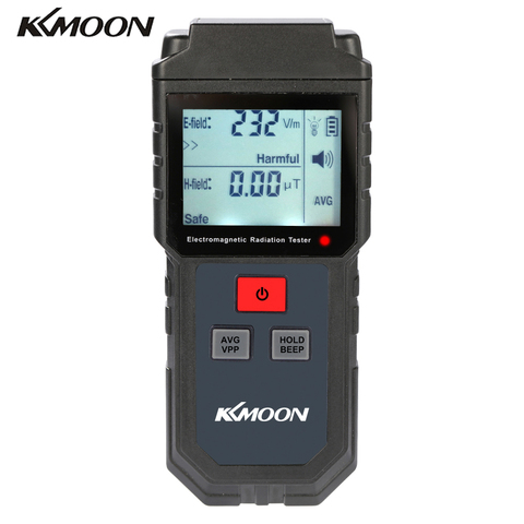 KKMOON-probador de radiación electromagnética LCD Digital portátil, Detector de campo magnético eléctrico, dosímetros con alarma de luz de sonido ► Foto 1/6
