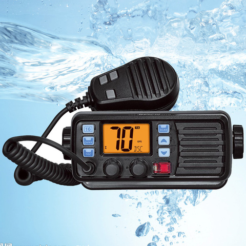 Radio VHF marina con GPS, walkie-talkie IP67, RS-507M reciente, resistente al agua, móvil, barco, VHF, 25W ► Foto 1/3