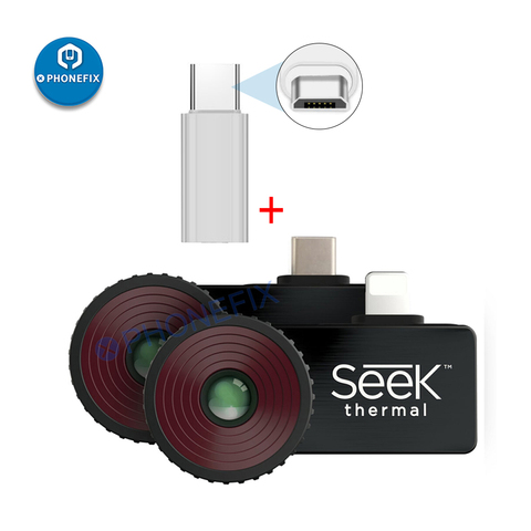 Seek-Cámara de imagen térmica con visión nocturna, dispositivo de visión infrarroja compacto Pro/Compact XR Android/tipo-c/enchufe de USB-C/IOS ► Foto 1/6