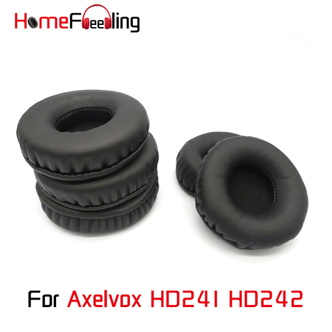 Almohadillas Homefeeling para Axelvox HD241 HD242, almohadillas para los oídos, almohadillas redondas universales de cuero, almohadillas para los oídos ► Foto 1/6