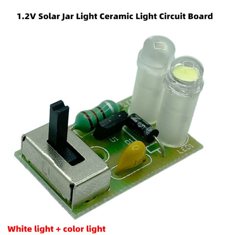 Frasco Solar Controlador de luz 1,2 V Solar de Controlador de luz de placa de circuito Solar botella de Control de luz de la Junta ► Foto 1/6