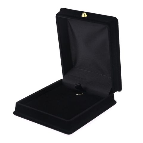 1Pc a mano de collar de la joyería caja de muestra de regalos pulsera de anillo de almacenamiento caso negro ► Foto 1/6