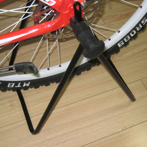 Estante de estacionamiento plegable para bicicleta, alta calidad, Universal, Flexible, soporte de pantalla, soporte de reparación de cubo de tres ruedas, trípode ► Foto 1/6