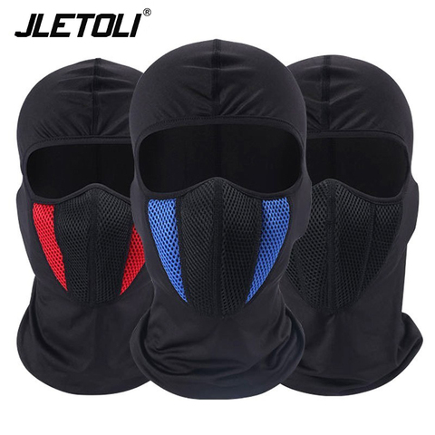 Jetoli-mascarilla facial a prueba de viento para hombre, máscara para la cara de ciclista, para exteriores, esquí en nieve, correr, senderismo, calentador de cabeza ► Foto 1/6