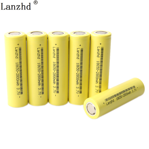 Batería recargable de iones de litio para bicicleta eléctrica, pila de 3,7 V, 18650, 2800mah, 18650, 18650, 15A, de 5a 40 Uds. ► Foto 1/6