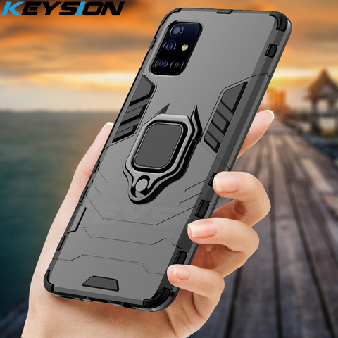 KEYSION-Funda para teléfono Samsung Galaxy, cubierta protectora a prueba de golpes para smartphone Samsung modelos A51, A71 A31 S20 Ultra S10 Lite Note 10 Plus A50 A70 A40 A10 A01 A21S ► Foto 1/6