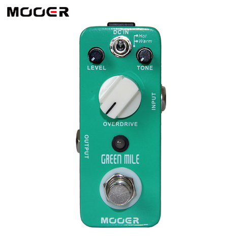 Moeer Green Mile-Mini Pedal de efectos de guitarra, Overdrive, Micro Pedal de guitarra eléctrica, True Bypass, piezas y accesorios de guitarra ► Foto 1/6