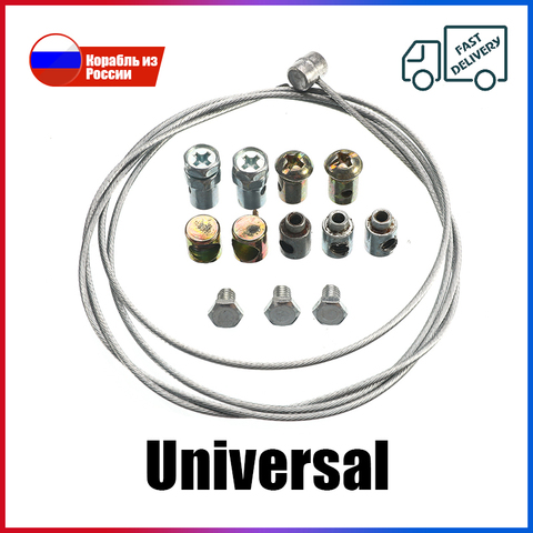 Cable de acelerador de emergencia para motocicleta, Kit de reparación de Cable de embrague de freno para YAMAHA /SUZUKI /KAWASAKI /HONDA, 100cm, 1 Juego ► Foto 1/6