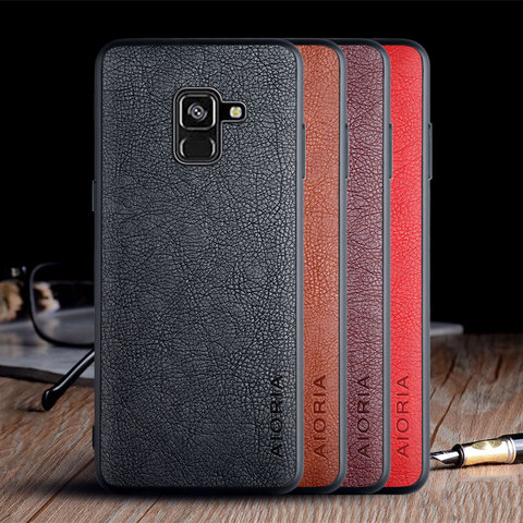 Funda de piel para Samsung Galaxy A8 2022 Plus 2022 A530 A730, carcasa de lujo Vintage para samsung a8 2022 ► Foto 1/6