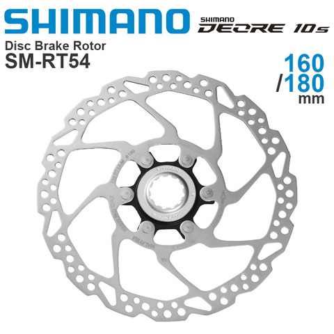 SHIMANO DEORE LX M4100 SM-RT54-bloqueo central-Rotor de freno de disco-piezas originales de 180/160mm ► Foto 1/3