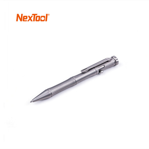 NEXTOOL-pluma multifunción de aleación de titanio, herramienta de escritura suave, ligera, exquisita, Clip EDC, fácil de llevar ► Foto 1/6