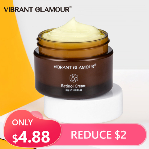 VIBRANT GLAMOUR-crema Retinol para el cuidado de la piel, crema reafirmante Facial, antiedad, elimina las arrugas, blanqueador iluminador ► Foto 1/6