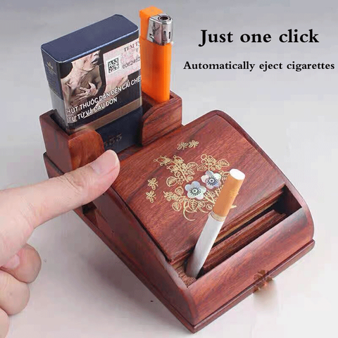 Caja de cigarrillos automática, hecha a mano liadora automática de cigarrillos, accesorios para fumar, regalo de cumpleaños para novio ► Foto 1/6