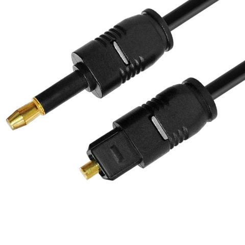 Sonido Digital Toslink Mini Toslink Cable 3,5mm óptica SPDIF Cable 3,5 a Cable de sonido óptico adaptador para Macbook 1m 2m 3m 5m ► Foto 1/4