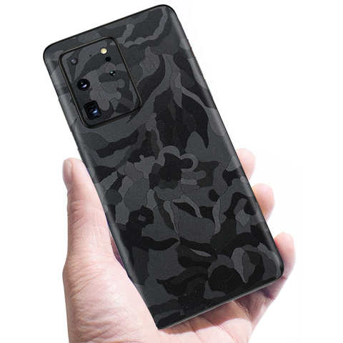 Fundas de fibra de carbono 3D, película para envolver la piel del teléfono, película de pegado posterior, pegatina para SAMSUNG S10 Plus S10e S9 S8 + Note 10 + Note 8 9 A9 2022 ► Foto 1/6