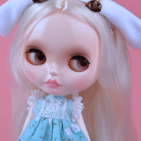 Neo muñeca Blyth NBL cara brillante personalizada, muñeca articulada de bola BJD 1/6 muñeca Ob24 Blyth para niña, juguetes para niños ► Foto 1/6