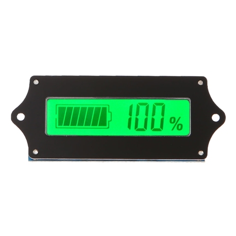 Probador de batería LED de plomo y ácido, indicador de batería, Monitor de nivel de batería para motocicleta marina, 12V24V36V48V60V72V ► Foto 1/6