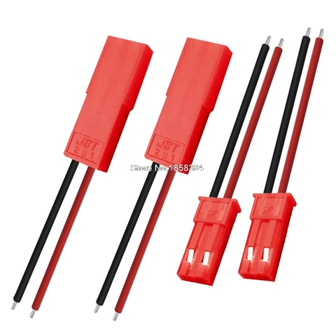 20 piezas = 10 pares de Cable de conector JST macho + hembra para batería RC ► Foto 1/3