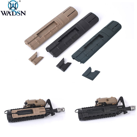 WADSN-Panel de cubierta de riel de agarre Airsoft TD, almohadilla de presión de bolsillo, compatible con riel Picatinny de 20mm, soporte para interruptor de luz de arma, 2 uds./1 paquete ► Foto 1/6