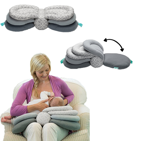 Almohadas de lactancia para bebé, modelo de giro de página, almohada de alimentación infantil para el cuidado del bebé, almohada protectora multifunción para la cintura, almohada para dormir ► Foto 1/5