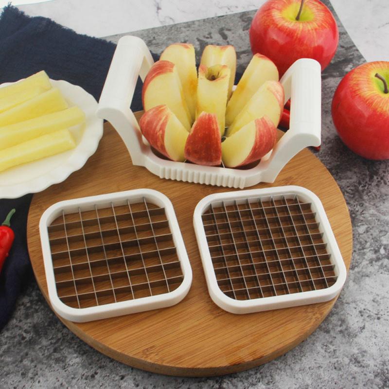 Cortador de patatas de acero inoxidable, herramienta para cortar patatas  fritas, accesorios de cocina, E # CH - AliExpress