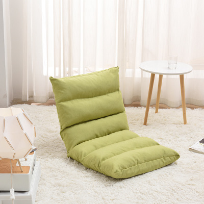 Silla de suelo japonesa plegable y ajustable, sofá para juegos, silla acolchada, reclinable y suave con soporte para la espalda ► Foto 1/5