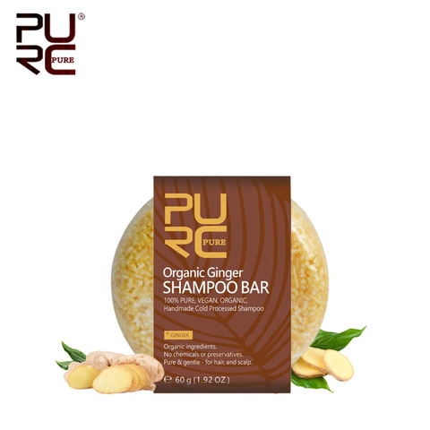 PURC-champú orgánico hecho a mano procesado en frío, barra de champú para la pérdida de cabello, jabón natural sin químicos, 11,11 PURC ► Foto 1/6