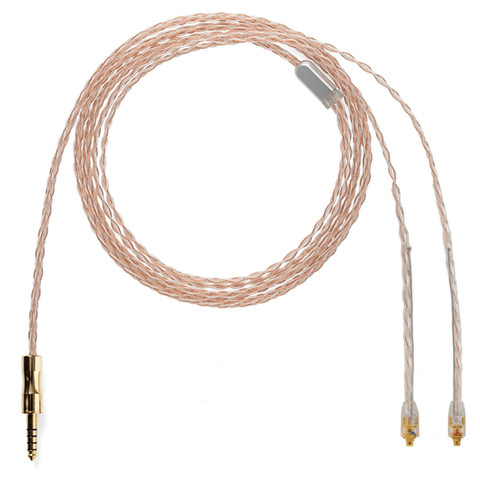 ALO-Cable de Audio de referencia 8 IEM, HIFI de 8 núcleos, conector MMCX de 4,4 MM para auriculares Andromeda Orion Atlas SE535 ► Foto 1/6