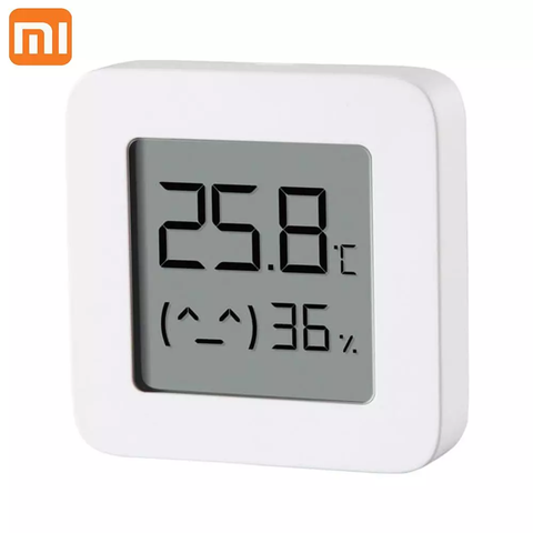 XIAOMI-termómetro Digital Mijia con Bluetooth 4,2, higrómetro con 2 pantallas LCD, Sensor inteligente de alta precisión y humedad con APP ► Foto 1/6