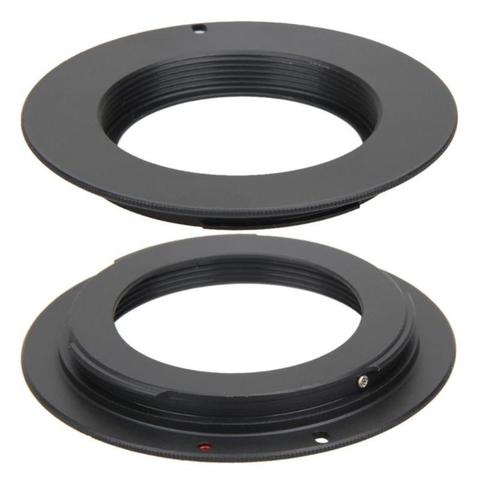 Nueva lente M42 para Canon Ef anillo adaptador de montura Ef, adaptador de montaje negro 5D Ii Iii 6D 7D 70D 100D + tapa ► Foto 1/6