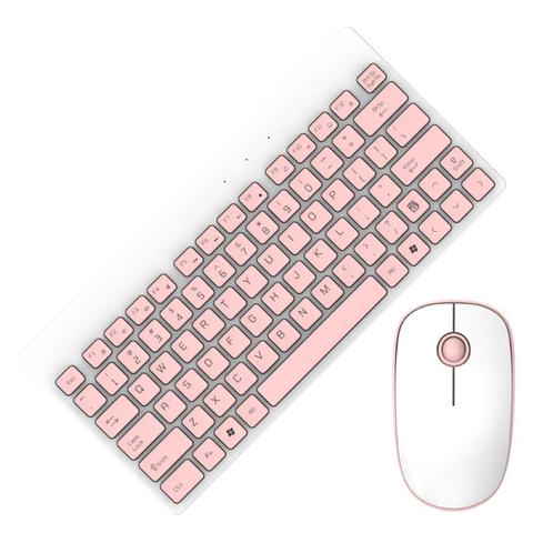 Mini teclado y ratón inalámbricos de 2,4G, conjunto de ratón para Notebook, portátil, Mac, escritorio, PC, TV, suministros de oficina ► Foto 1/1