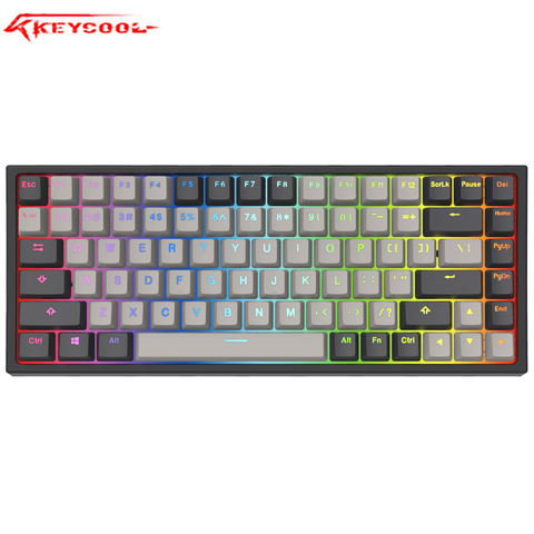 Teclado mecánico RGB Keycool 84 teclados para juegos con interruptor gateron retroiluminación mini compact keycool84 ► Foto 1/2