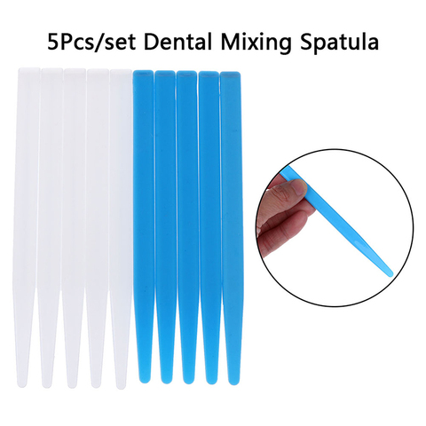 Espátula de plástico de mezcla de alginato Dental de 5 unids/pack para Material de impresión, herramientas dentales de alta calidad ► Foto 1/6