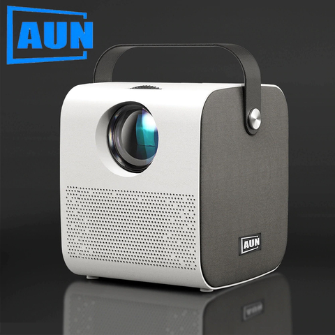 AUN-miniproyector HD 2022, novedad, AKEY7 Young, altavoz HIFI de 2800 lúmenes con Bluetooth, para cine en casa, para proyectar de 1080P en 3D, para videojuegos ► Foto 1/6