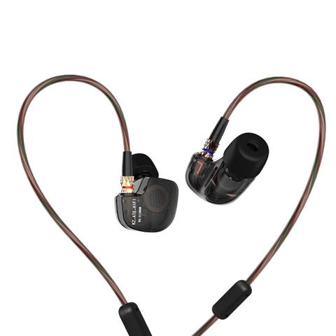 KZ-auriculares intrauditivos con cancelación de ruido, audífonos deportivos estéreo HIFI con micrófono, Supergraves, Hifi, AS10, ZST, ZA10, novedad ► Foto 1/6