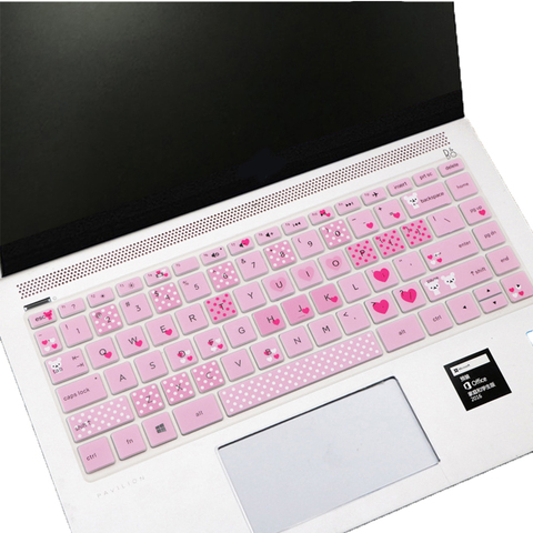 14 pulgadas HP cubierta del teclado Protector de teclado pegatinas Multicolor de silicona suave Protector impermeable película para computadora ► Foto 1/6