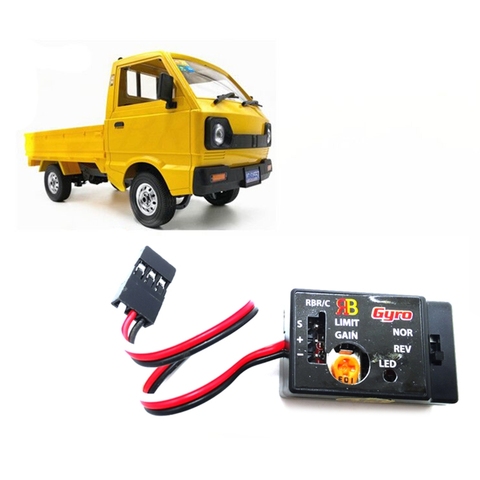 Camioneta con Control remoto y giroscopio auxiliar de alta velocidad para WPL D12 RC Rock Crawler, piezas de accesorios modificados para coche ► Foto 1/6