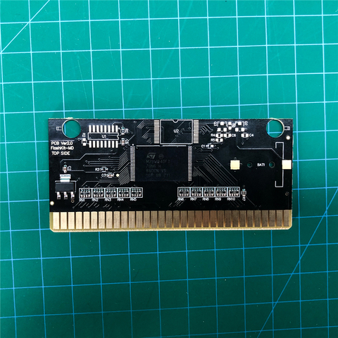 KY Tech-Tarjeta MD FlashKit para Sega Megadrive Genesis, Cartucho de consola de videojuegos ► Foto 1/2