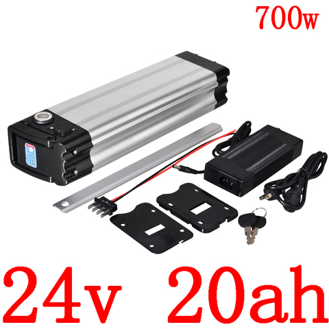 24V batería de bicicleta eléctrica 24V 10AH 13AH 15AH 18AH 20AH Ebike batería de scooter 24V 20AH batería de litio con 3A cargador libre deber ► Foto 1/6