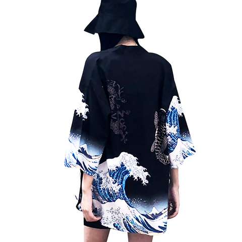 Kimono japonés yukata para mujer, kimono chino 2022 para mujer, geisha haori obi, ropa de calle japonesa, kimono harajuku FF2044 ► Foto 1/6