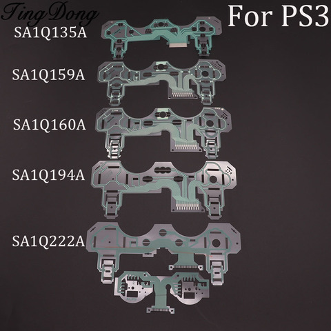 Controlador de cinta tabla circuito para PS3 controlador Dualshock 3 SA1Q135A SA1Q160A SA1Q159A SA1Q194A vibración conductivo película ► Foto 1/6